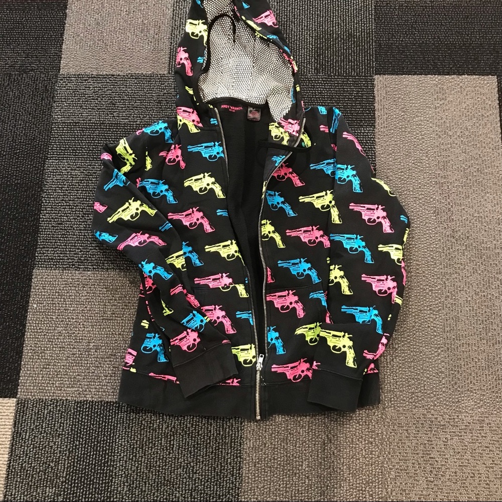 Vintage Andy Warhol Zip Up Hoodie